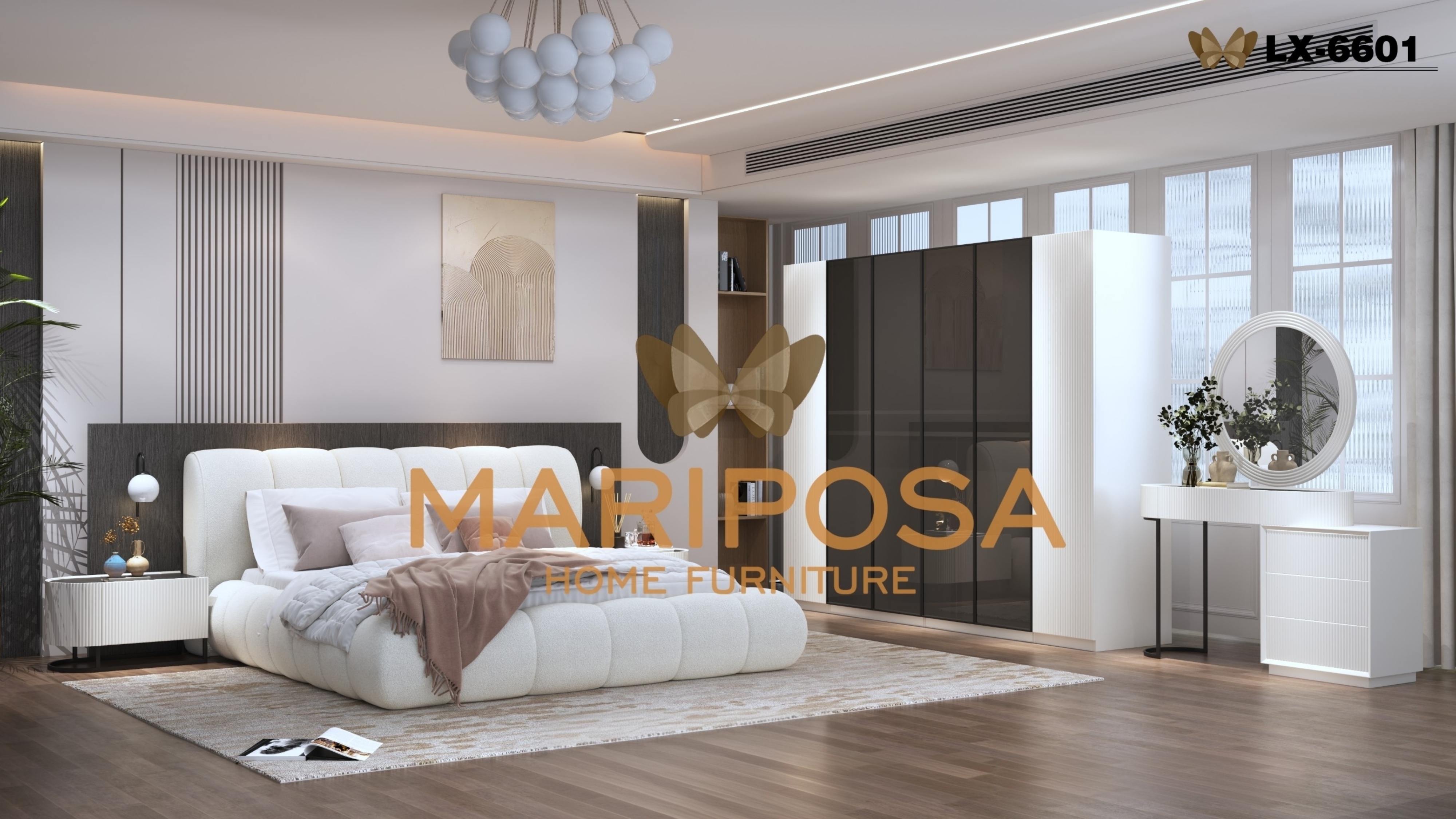 MARIPOSA LX-6601 Bedroom furniture | Export OEM Furniture